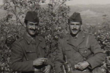 Drago Kopač, 59.klasa, <br />S prijateljem Selmom Lakoto iz Sjenice.
   